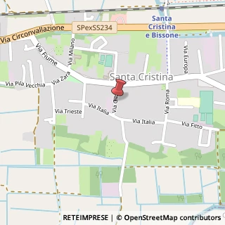 Mappa Via Gibelli, 6, 27010 Santa Cristina e Bissone PV, Italia, 27010 Santa Cristina e Bissone, Pavia (Lombardia)