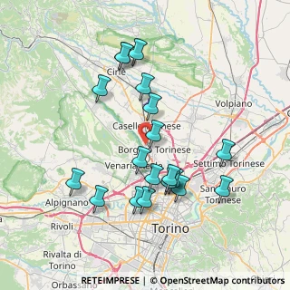 Mappa SP 501 dir, 10071 Borgaro Torinese TO, Italia (7.33263)