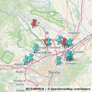 Mappa SP 501 dir, 10071 Borgaro Torinese TO, Italia (7.50538)