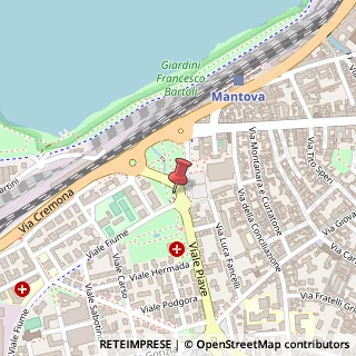 Mappa Viale Piave, 1, 46100 Mantova, Mantova (Lombardia)