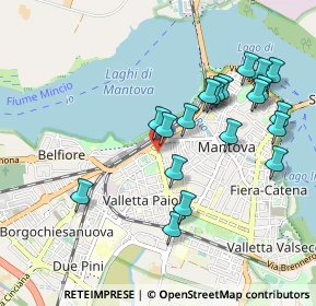 Mappa Via Saverio Bettinelli, 46100 Mantova MN, Italia (0.98)