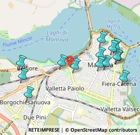 Mappa Via Saverio Bettinelli, 46100 Mantova MN, Italia (1.06429)