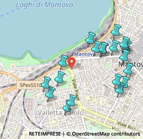Mappa Via Saverio Bettinelli, 46100 Mantova MN, Italia (0.5655)