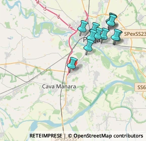 Mappa 27028 San Martino Siccomario PV, Italia (4.07417)