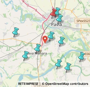 Mappa 27028 San Martino Siccomario PV, Italia (4.30545)