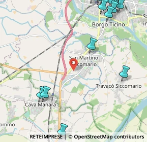 Mappa 27028 San Martino Siccomario PV, Italia (3.4985)