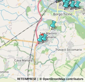 Mappa 27028 San Martino Siccomario PV, Italia (3.37667)
