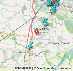 Mappa 27028 San Martino Siccomario PV, Italia (3.162)