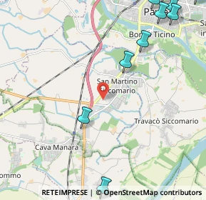 Mappa 27028 San Martino Siccomario PV, Italia (3.36545)