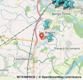 Mappa 27028 San Martino Siccomario PV, Italia (3.375)