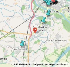 Mappa 27028 San Martino Siccomario PV, Italia (3.456)