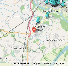 Mappa 27028 San Martino Siccomario PV, Italia (3.59263)