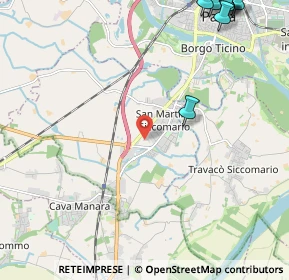 Mappa 27028 San Martino Siccomario PV, Italia (3.57636)