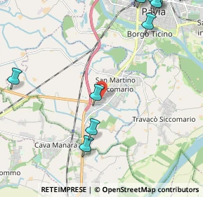 Mappa 27028 San Martino Siccomario PV, Italia (3.2975)
