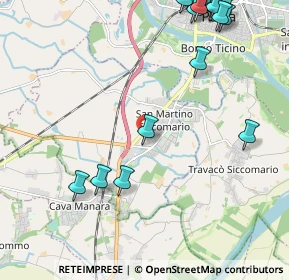 Mappa 27028 San Martino Siccomario PV, Italia (3.0855)