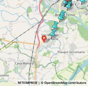 Mappa 27028 San Martino Siccomario PV, Italia (3.40067)