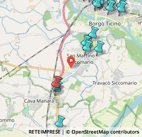 Mappa 27028 San Martino Siccomario PV, Italia (2.8085)