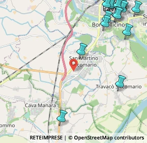 Mappa 27028 San Martino Siccomario PV, Italia (3.42579)