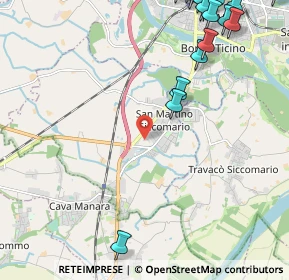 Mappa 27028 San Martino Siccomario PV, Italia (3.2475)