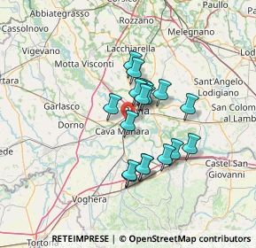 Mappa 27028 San Martino Siccomario PV, Italia (9.93889)