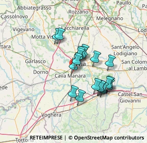 Mappa 27028 San Martino Siccomario PV, Italia (11.033)