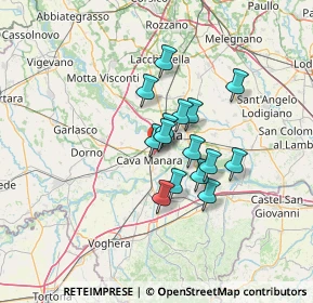 Mappa 27028 San Martino Siccomario PV, Italia (9.39867)