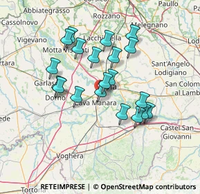 Mappa 27028 San Martino Siccomario PV, Italia (12.2155)