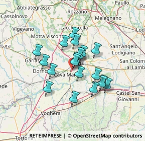 Mappa 27028 San Martino Siccomario PV, Italia (10.1685)