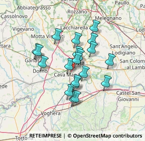 Mappa 27028 San Martino Siccomario PV, Italia (10.917)