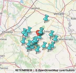 Mappa Via Cavour, 15020 Gabiano AL, Italia (10.787)