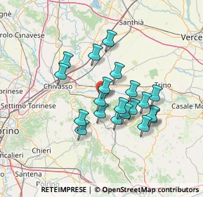 Mappa Via Giuseppe Mazzini, 10020 Brusasco TO, Italia (11.295)
