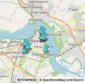 Mappa Via Pomponazzo, 46100 Mantova MN, Italia (1.08727)