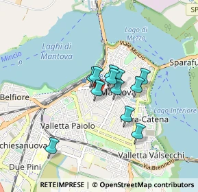 Mappa Via Bernardo de Canal, 46100 Mantova MN, Italia (0.56167)