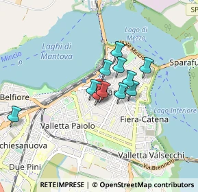 Mappa Via Bernardo de Canal, 46100 Mantova MN, Italia (0.54)