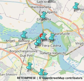 Mappa Via Bernardo de Canal, 46100 Mantova MN, Italia (2.20182)