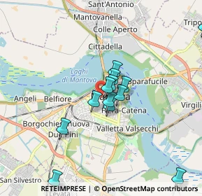 Mappa Via Bernardo de Canal, 46100 Mantova MN, Italia (1.57077)