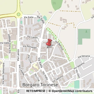 Mappa Via Santa Chiara,  18, 10122 Borgaro Torinese, Torino (Piemonte)
