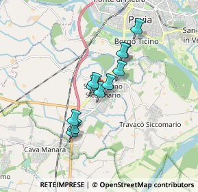 Mappa Via Eugenio Curiel, 27028 San Martino Siccomario PV, Italia (1.24636)