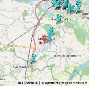 Mappa Via Eugenio Curiel, 27028 San Martino Siccomario PV, Italia (2.93059)