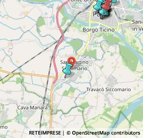 Mappa Via Eugenio Curiel, 27028 San Martino Siccomario PV, Italia (3.21105)