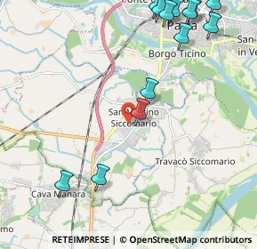 Mappa Via Eugenio Curiel, 27028 San Martino Siccomario PV, Italia (2.78846)