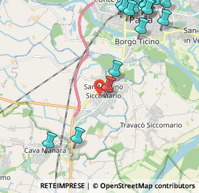 Mappa Via Eugenio Curiel, 27028 San Martino Siccomario PV, Italia (2.91733)