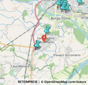 Mappa Via Eugenio Curiel, 27028 San Martino Siccomario PV, Italia (2.85455)