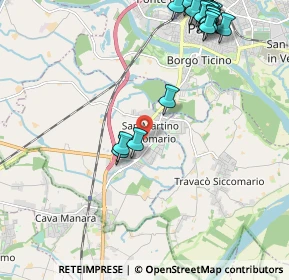 Mappa Via Eugenio Curiel, 27028 San Martino Siccomario PV, Italia (2.8045)
