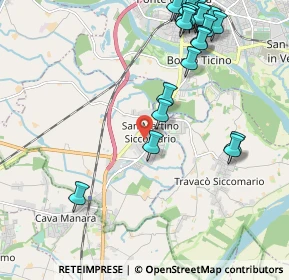 Mappa Via Eugenio Curiel, 27028 San Martino Siccomario PV, Italia (2.548)