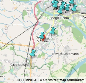Mappa Via Eugenio Curiel, 27028 San Martino Siccomario PV, Italia (2.7)