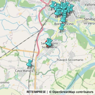 Mappa Via Eugenio Curiel, 27028 San Martino Siccomario PV, Italia (2.7595)