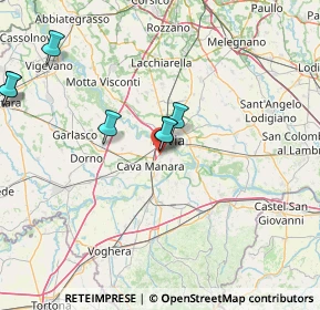 Mappa Via Eugenio Curiel, 27028 San Martino Siccomario PV, Italia (22.83)