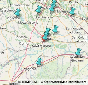 Mappa Via Eugenio Curiel, 27028 San Martino Siccomario PV, Italia (16.08)