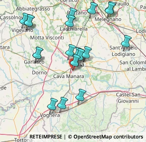 Mappa Via Eugenio Curiel, 27028 San Martino Siccomario PV, Italia (16.3085)